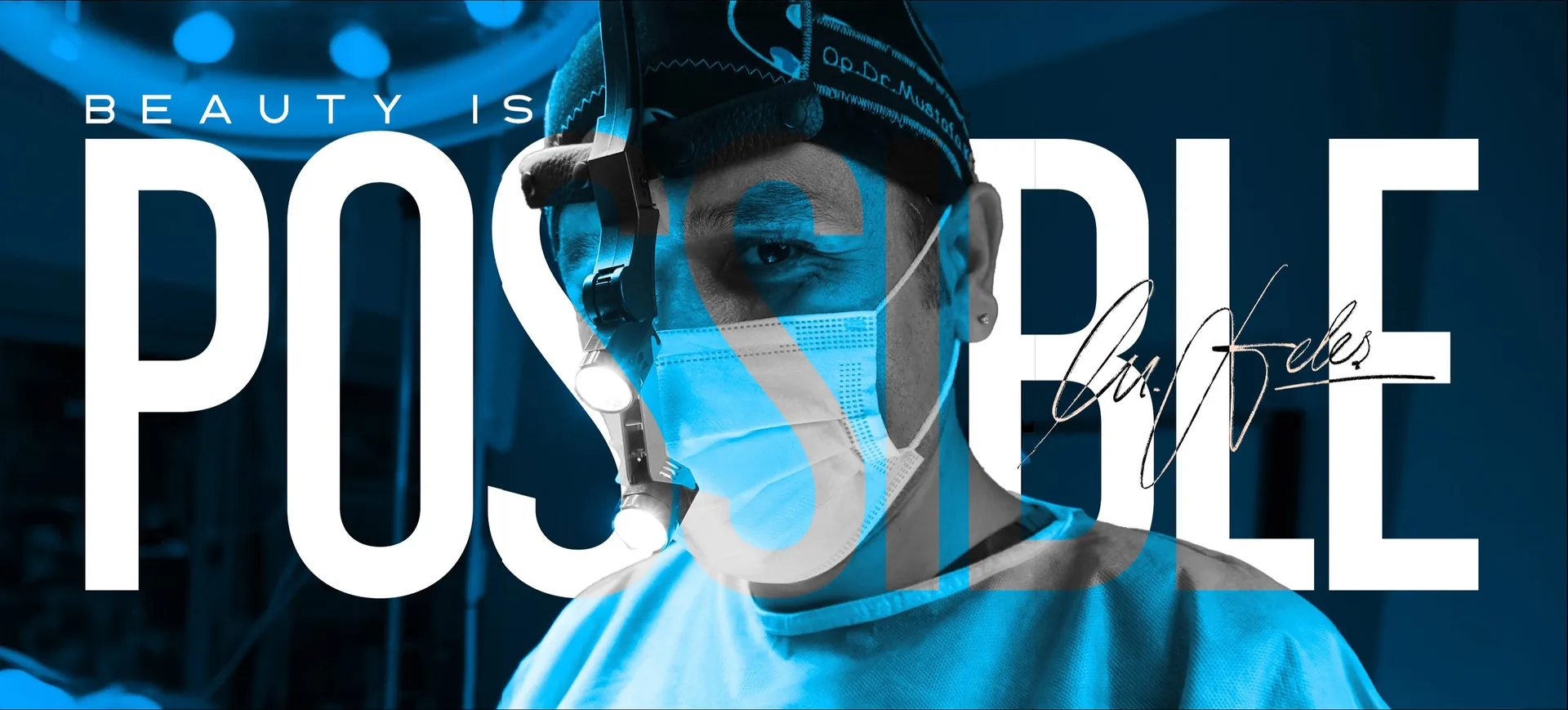 Op. Dr. Mustafa Keles im Operationssaal — Plastische Chirurgie in Antalya